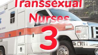 Trans nurse gives co worker blowjob instead of jerking