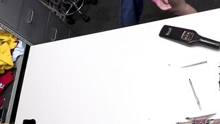 Busty teen and milf thieves pleasing officers dick