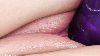 Offer Me Pink presents Antonia pleasuring herself solo masturbating