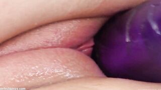 Offer Me Pink presents Antonia pleasuring herself solo masturbating