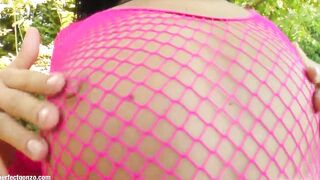 Solo masturbation with Jane gonzo style on Offer Me Pink