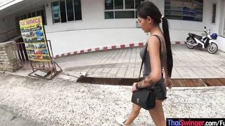 Real amateur Thai 18 hottie banged! after lunch by her temporary BF