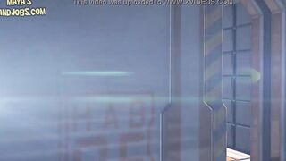 Maya cinematic trailer - cum on tights and boobies