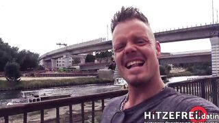 Hitzefrei.dating ► OUTDOOR PICK UP ◄ SLENDER EIGHTEEN Alessandra Amore Pounded at the Riverside