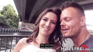Hitzefrei.dating ► OUTDOOR PICK UP ◄ SLENDER EIGHTEEN Alessandra Amore Pounded at the Riverside