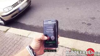 Hitzefrei.dating ► OUTDOOR PICK UP ◄ SLENDER EIGHTEEN Alessandra Amore Pounded at the Riverside