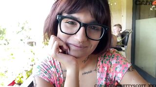 beurette eats penis cucumber double anal bj and penetration candy scott | CAM4