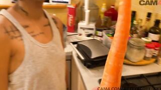 beurette eats penis cucumber double anal bj and penetration candy scott | CAM4