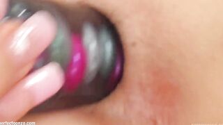 Solo masturbation with Bianca gonzo style on Gives Me Pink