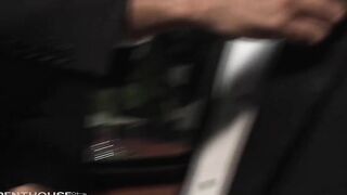 Blonde party Cougar Diana Doll gets her Tight trimmed Cunt Stuffed Nuts Deep