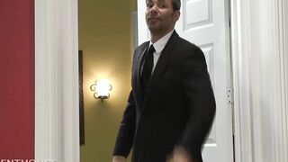 Blonde party Cougar Diana Doll gets her Tight trimmed Cunt Stuffed Nuts Deep