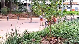 Passeio nas fases de covid nas ruas de São Paulo  acaba em foda com entregador de ifood na sacada do prédio