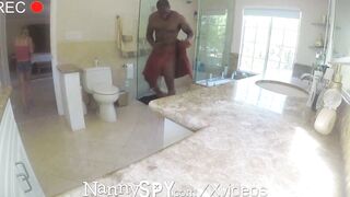 NANNYSPY 18 Yo Snatch Filled Up With Interracial Python Cock