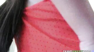 SoloInterviews Long titty beauty Layla Rose solo toy masturbation