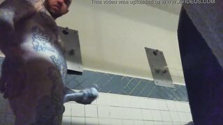 Prison masturbation, solo, soak, jizzed, huge penis,  white dick,  tattoos,  long white Cock, white man