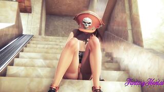 Guilty Gear Anime 3D - May Is nailed into the stairs - Hentai Manga Anime eastern Japanese Game Porn