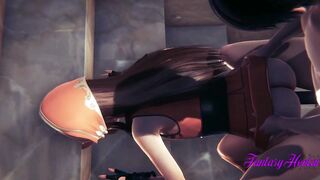 Guilty Gear Anime 3D - May Is nailed into the stairs - Hentai Manga Anime eastern Japanese Game Porn