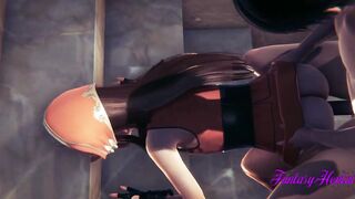 Guilty Gear Anime 3D - May Is nailed into the stairs - Hentai Manga Anime eastern Japanese Game Porn