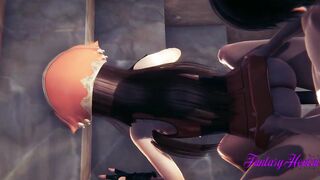 Guilty Gear Anime 3D - May Is nailed into the stairs - Hentai Manga Anime eastern Japanese Game Porn