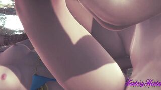 Zelda Anime 3D - Zelda Rough Sex into a Tatami - Cartoon manga porn
