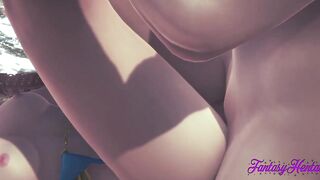 Zelda Anime 3D - Zelda Rough Sex into a Tatami - Cartoon manga porn
