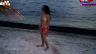 MY FIRST SCENE ON A BEACH WITH A STRANGER