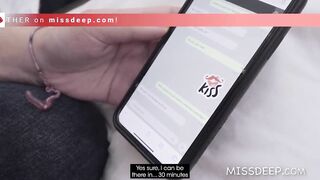 FRENCH GIRLS: AURORE and CLARA MIA - FAT FRIEND gets COCK because we FOOL BRO - MISSDEEP.com