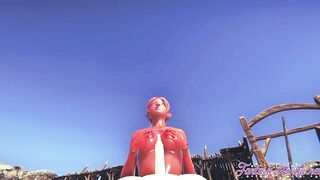 Zelda Cartoon 3D - Gerudo chick is pounded into the dessert - Cartoon manga Japanese game porn