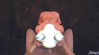 Camgirl Wars Animated 3D - point of view Ashoka suck and is pounded - Japanese manga animated porn