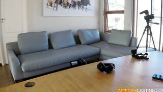 Hottie Black Sexy Shows her Sloppy Bj Talent For 2nd Casting