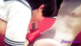 Street Figther 3D Animated - Sakura Bj and Pounded - Japanese manga animated game porn