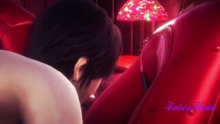 Evangelion Animated 3D - Shinji & Asuka Bj and pounded with cumshot - Japanese Cartoon manga porn
