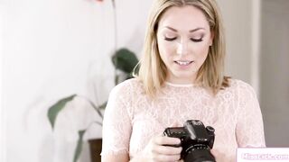 Professor gets school girl nude and facesits