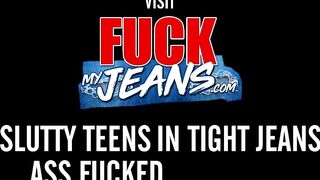 Jeans Bondage Oral Sex and Anal Pounded