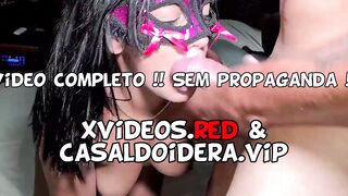 Brazilian real swing lovers doing porn for the first time and the hubby end up just watching his Beauty barely legal wifey fucking with 2 strangers