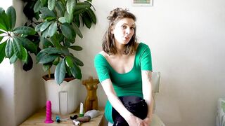 Jane loves to masturbate inside african pantyhose