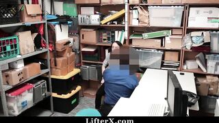 Teens Bound Up and Exposed For Shoplifting