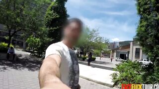 Tourist Picking up Amateur Thot for Face Fucked
