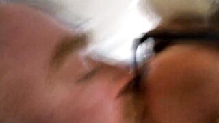 Come on, suck my cock, my filthy Queen! Only babe bj of old russian mommy! point of view!