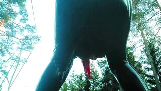pvc pvc selfie scene showing off curvy cougar Arya Grander