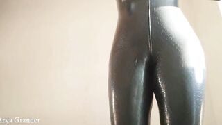 pvc pvc selfie scene showing off curvy cougar Arya Grander