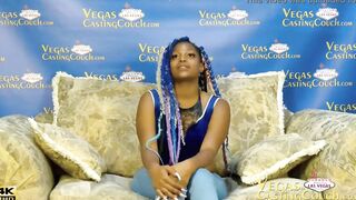 During Interracial Casting Inside Vegas African mom Does First Deep Anal Sex - Deep-Throat Solo Masturbation and Reverse Cowgirl pov