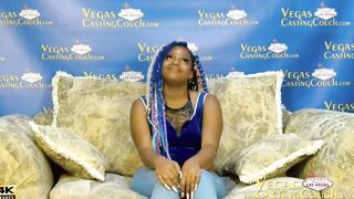 During Interracial Casting Inside Vegas African mom Does First Deep Anal Sex - Deep-Throat Solo Masturbation and Reverse Cowgirl pov