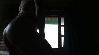 The Hot Bruninha Fitness swinging inside a bikini - New Brazilian amateur likes to performance off - Strip tease amateur of a Hottie fitness cunt with mouth
