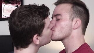 Twink Ethan Tate wastes no time dropping to his knees and devouring the bonus boy hol