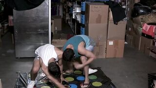 Lets play twister in the garage he said