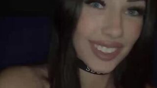 Risky Blowjob in the Movie Theater