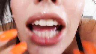 Sloppy Upside down Throat Fuck Balls Deep Facefucking