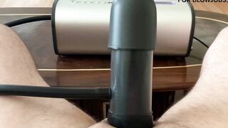 Julia Softdom - I Use the VacuGlide and it made my cock CUM LIKE A FOUNTAIN