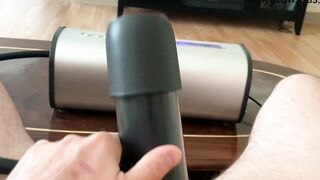 Julia Softdom - I Use the VacuGlide and it made my cock CUM LIKE A FOUNTAIN